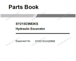 spare parts catalog Sany Hydraulic Excavator SY215C9M3KS Parts Manual PDF