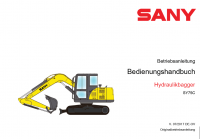 repair manual Sany Hydraulic Excavator SY75C Operation Manual PDF
