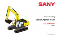 repair manual Sany Crawler Hydraulic Excavator SY135U Operation Manual PDF