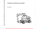 repair manual Sany Wheeled Hydraulic Excavator SY155W Maintenance Manual PDF