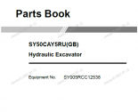 spare parts catalog Sany SY50CAY5RU(GB) Hydraulic Excavator Parts Book PDF