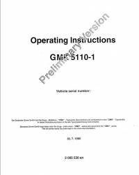 repair manual Grove Truck Crane GMK 5110-1 Operating Instructions PDF