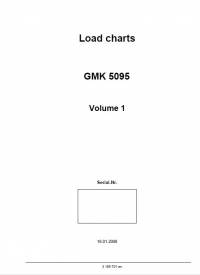 repair manual Grove Truck Crane GMK 5095 Load Charts Manual Volume 1,2,3 PDF