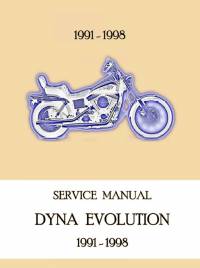 repair manual Harley Davidson Clymer Dyna Evolution 1991-1998 Service Manual PDF