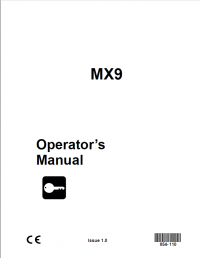 repair manual Komatsu Crawler Excavator MX9 Operations Manual PDF