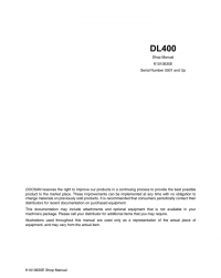 repair manual Doosan Wheel Loader DL400 Shop Manual PDF