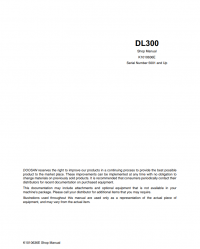 repair manual Doosan Wheel Loader DL300 Shop Manual PDF