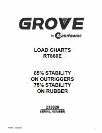 repair manual Grove Crane RT880E Model Set of PDF Manuals