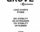 repair manual Grove Crane RT890E Model Set of PDF Manuals