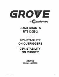repair manual Grove Crane RT9130E-2 Model Set of PDF Manuals