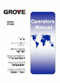 repair manual Grove Crane RT628S Set of PDF Manuals