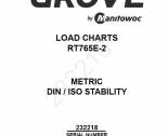 repair manual Grove Crane RT765E-2 Model Set of PDF Manuals