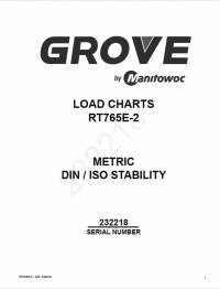 repair manual Grove Crane RT765E-2 Model Set of PDF Manuals