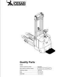 spare parts catalog Cesab Warehouse S320 Quality Parts Manual PDF