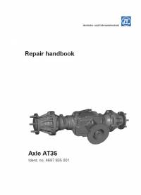 repair manual ZF Axle AT35 Repair Handbook PDF