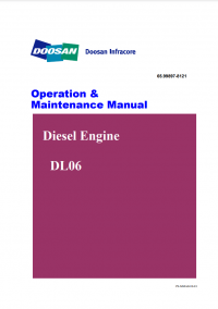 repair manual Doosan Diesel Engine DL06 Set of PDF Manuals