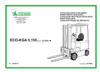 spare parts catalog Cesab Forklifts ECO-KGA 5.155 Spare Parts Catalog PDF