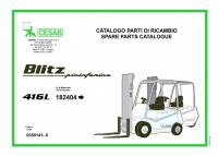spare parts catalog Cesab Forklifts Blitz 416L Spare Parts Catalog PDF