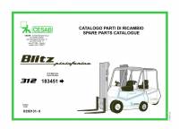 spare parts catalog Cesab Forklifts Blitz 312 Spare Parts Catalog PDF
