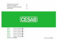 spare parts catalog Cesab Forklifts B 620-635 Spare Parts Catalog PDF