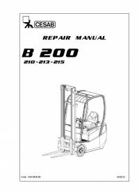 repair manual Cesab Forklifts B210-213-215 Repair Manual PDF