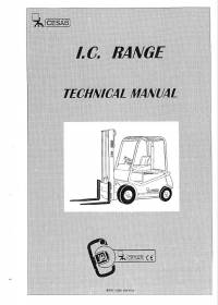 repair manual Cesab Forklifts IC Range Technical Manual PDF