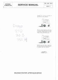 repair manual Cesab Forklifts IC Range Drago 250, 300, 350 H Series Service Manual PDF