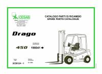 spare parts catalog Cesab Forklifts IC Range Drago 450 Spare Parts Catalog PDF