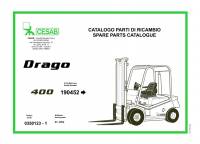 spare parts catalog Cesab Forklifts IC Range Drago 400 Spare Parts Catalog PDF