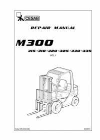 repair manual Cesab Forklifts IC Range M300 Repair Manual PDF