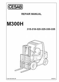 repair manual Cesab Forklifts IC Range M300H Repair Manual PDF