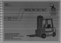 spare parts catalog Cesab Forklifts IC Range SID/KL 20.1, 25.1, 30.1 Spare Parts Catalog PDF