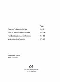 repair manual Cesab Warehouse CE230/Q/X, CE200ST, CE200L, CE300 Operator’s Manual PDF