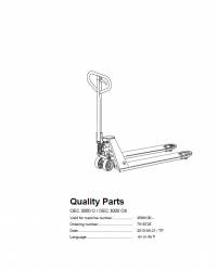 spare parts catalog Cesab Warehouse OEC 3000 / OEC 3000 OX Quality Parts Manual PDF