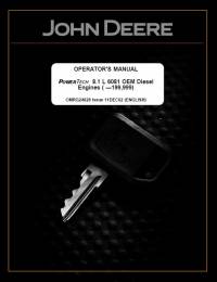 repair manual John Deere PowerTech 8.1L - 6081 OEM Diesel Engines Operator’s Manual OMRG24828 PDF