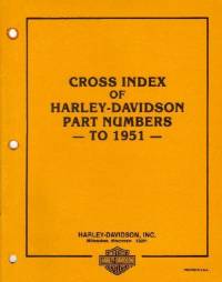 repair manual Harley Davidson Cross Index Of Harley-Davidson Part Numbers PDF