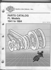 spare parts catalog Harley Davidson FL Models 1941-1984 Parts Catalog PDF