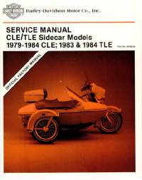 repair manual Harley Davidson CLE/TLE Sidecar Models 1979-1984 Service Manual PDF