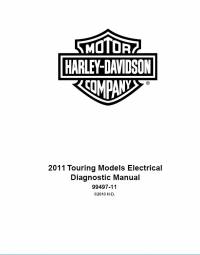 repair manual Harley Davidson Touring Models 2011 Set of Electrical Diagnostic And Service Manuals PDF