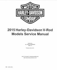 repair manual Harley Davidson V-Rod Models 2015 Service Manual PDF