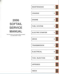 repair manual Harley Davidson Softail Models 2006 Service Manual PDF