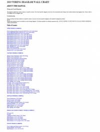 repair manual Harley Davidson 2019 Wiring Diagram Wall Chart PDF