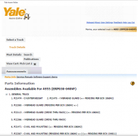 repair manual YALE Truck A955 (ERP030-040VF) PDF Service Information
