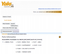 repair manual Yale Truck B878 (GP/GDP/GLP135/155CA) PDF Information