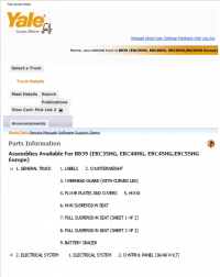 repair manual YALE Truck B839 (ERC35HG, ERC40HG, ERC45HG,ERC55HG) Service Information PDF