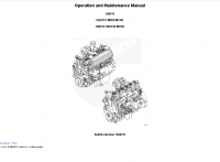 repair manual Cummins Engine QSK19 CM850/CM2150 MCRS Operators and Manintenance Manual