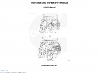 repair manual Cummins Engine QSM11 Industrial Operation and Maintenance Manual