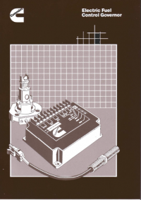 repair manual Cummins Electronic Fuel Control Governor Manual