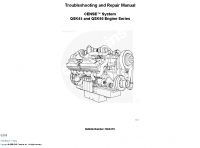 repair manual Cummins CENSE System QSK45, QSK60 Engine Series Troubleshooting and Repair Manual