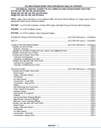 repair manual Case STX and STEIGER Series Tractors PDF Manual + Schematics